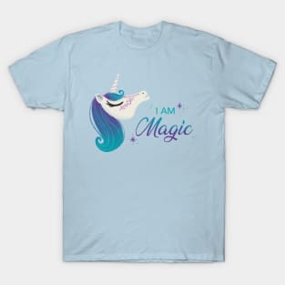 Radiant Unicorn: 'I am Magic' Artwork T-Shirt